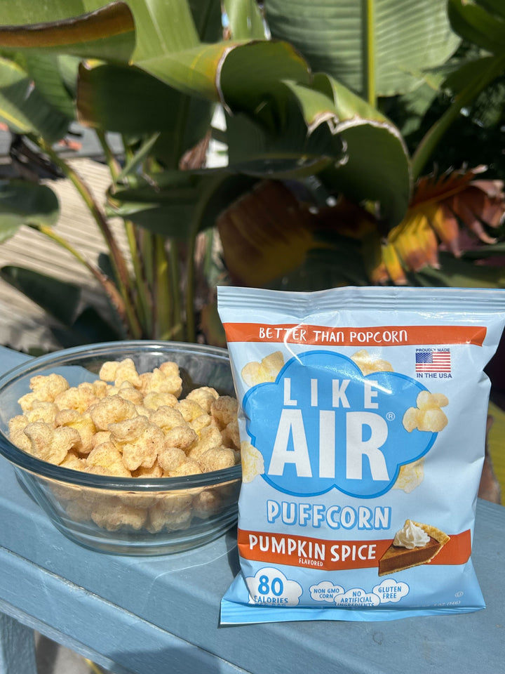 Pumpkin Spice Puffcorn Single Serve  - 15 bags - Like Air Puffcorn